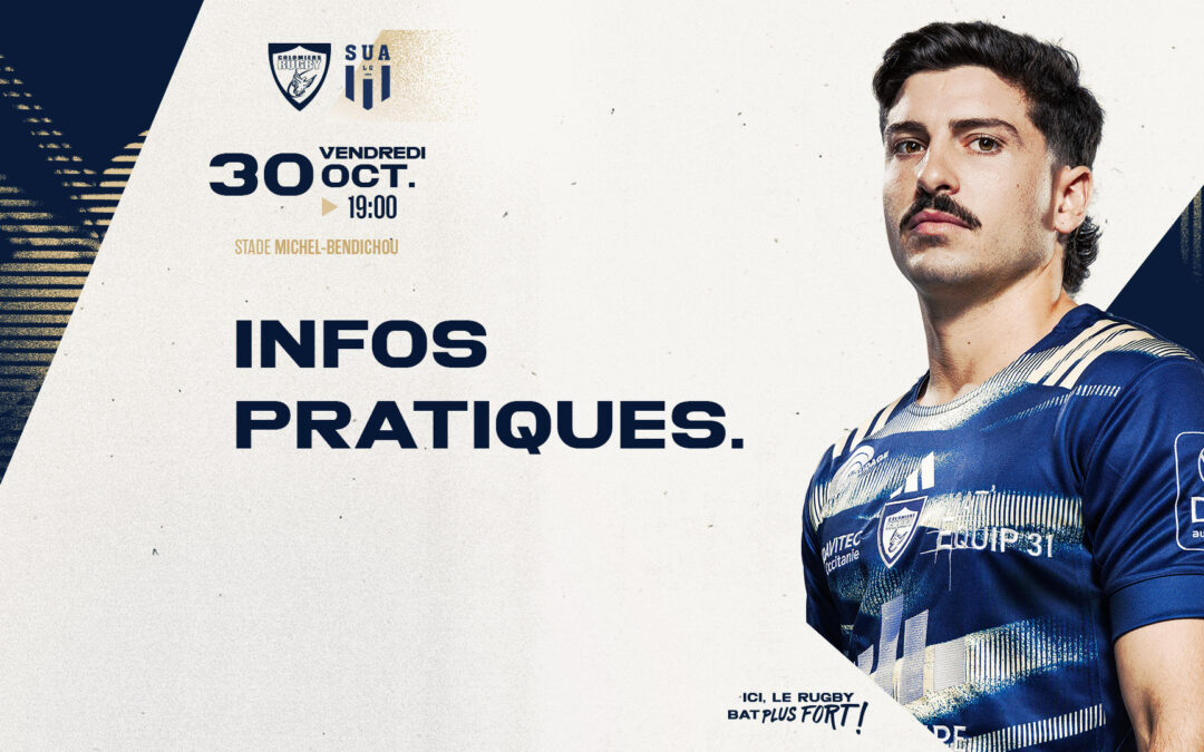 Infos pratiques : Colomiers Rugby vs. Agen
