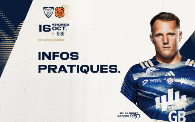 Infos pratiques – Colomiers Rugby vs. Narbonne