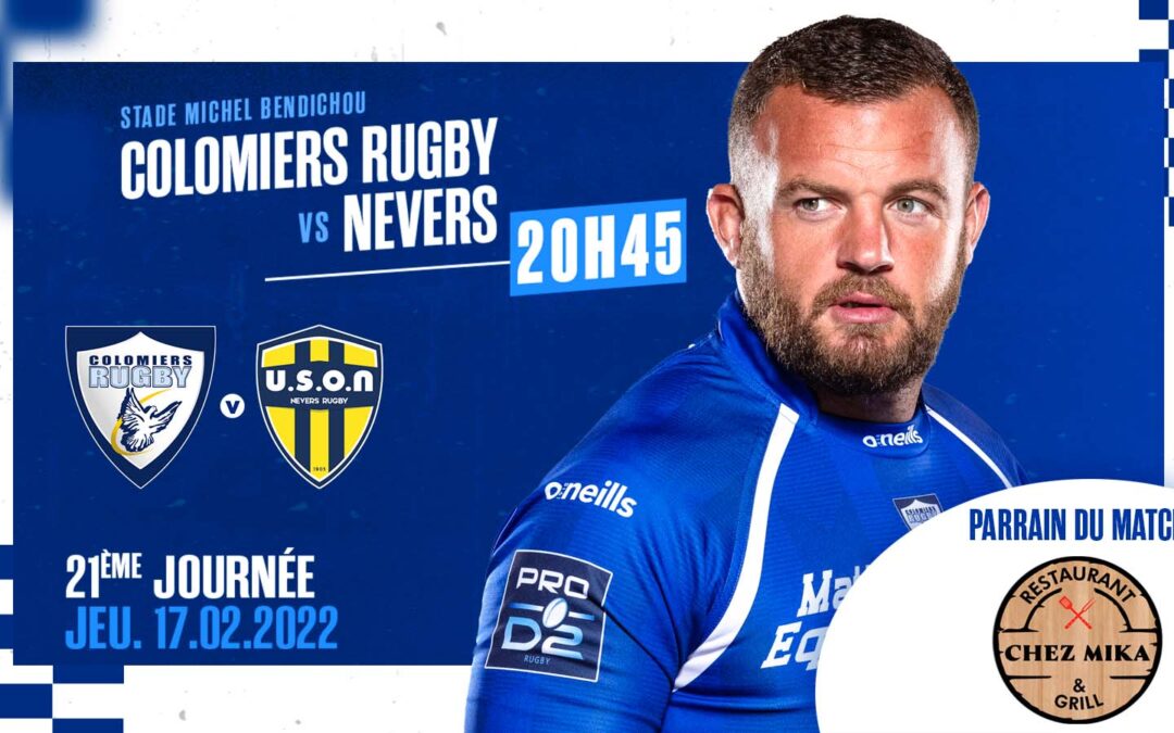 Chez Mika : parrain de la rencontre Colomiers Rugby vs. Nevers